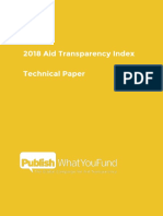2018 Aid Transparency Index Technical Paper