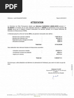 Attestation d'affiliation RCAR 2024 | PDF