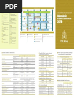 Calendário PUC Minas BH - 2019
