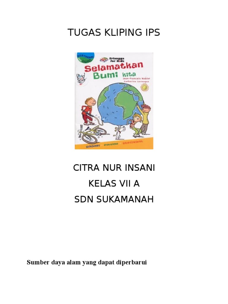 Tugas Kliping Ips