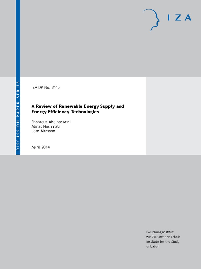 Renewable Energy and Efficiency Review | PDF | Wind Power | Solar Power