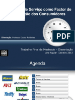 Qualidade Serv como factor de Fideli zação dos Consum 09.12.2012 (v1)