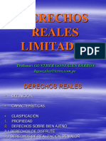 Derechos Reales Limitados