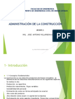 Apuntes Administración de La Construcción