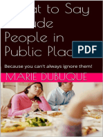 What To Say To Rude People in P - Marie Dubuque PDF
