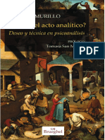 Manuel Murillo Qué Es El Acto Analítico PDF