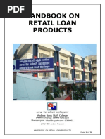 Hand Book On Retail Loan Products PDF