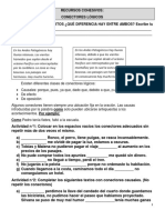 Conectores lógicos para unir oraciones