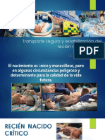 Transporte Seguro y Estabilización Del Recién Nacido Crítico