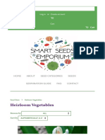Heirloom Vegetables: Log in or Create Account