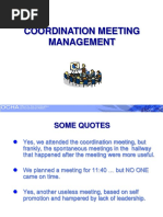 Coordination Meeting Management - 0