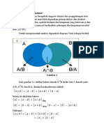 Prinsip Inklusi dan Eksklusi untuk Operasi Himpunan