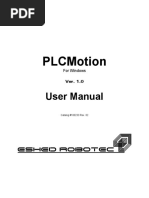 Plcmotion: User Manual