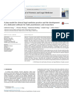 A Data Model For Clinical Legal Medicine Practice and The Development