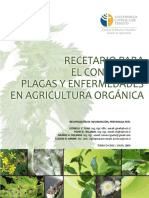 Recetario para El Control D Plagas y Enfermedades en Agricultura Orgánica