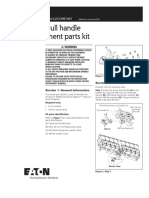 Center Pull Handle Replacement Parts Kit: Instructional Leaflet IL2C12901H01