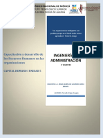 Capacitación y desarrollo de los Recursos Humanos en las organizaciones.