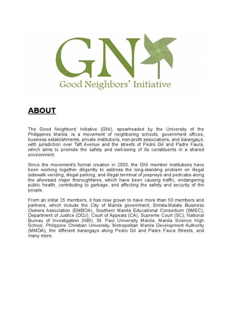 About GNI PDF | PDF