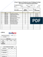 School Form 5 SF5K Report On Promotion and Level of Proficiency For Kinder (1) ORANGE