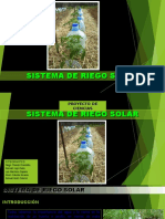 RIEGO SOLAR - Exposicion