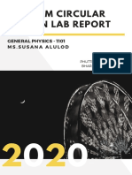 Uniform Circular Motion Lab Report