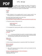 CAAP Air Law Exam Overview | PDF | Visual Flight Rules | Air Traffic ...