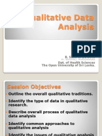 Qualitative Data Analysis Techniques