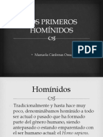 Los Primeros Homínidos