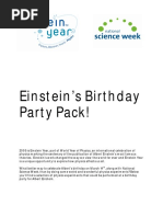 Einsteins Birthday Party Pack