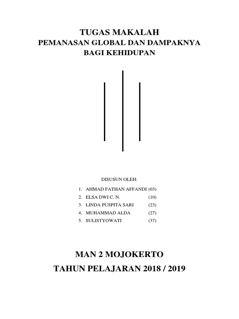 Makalah Pemanasan Global