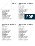 We Can Be Anything We Can Be Anything: Apl - De.ap Apl - De.ap