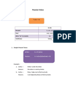 Passive Voice: in General