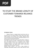 Reliance Trends