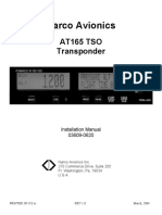 Narco Avionics: AT165 TSO Transponder