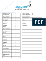Lista de Precios de Distribuidor PDF