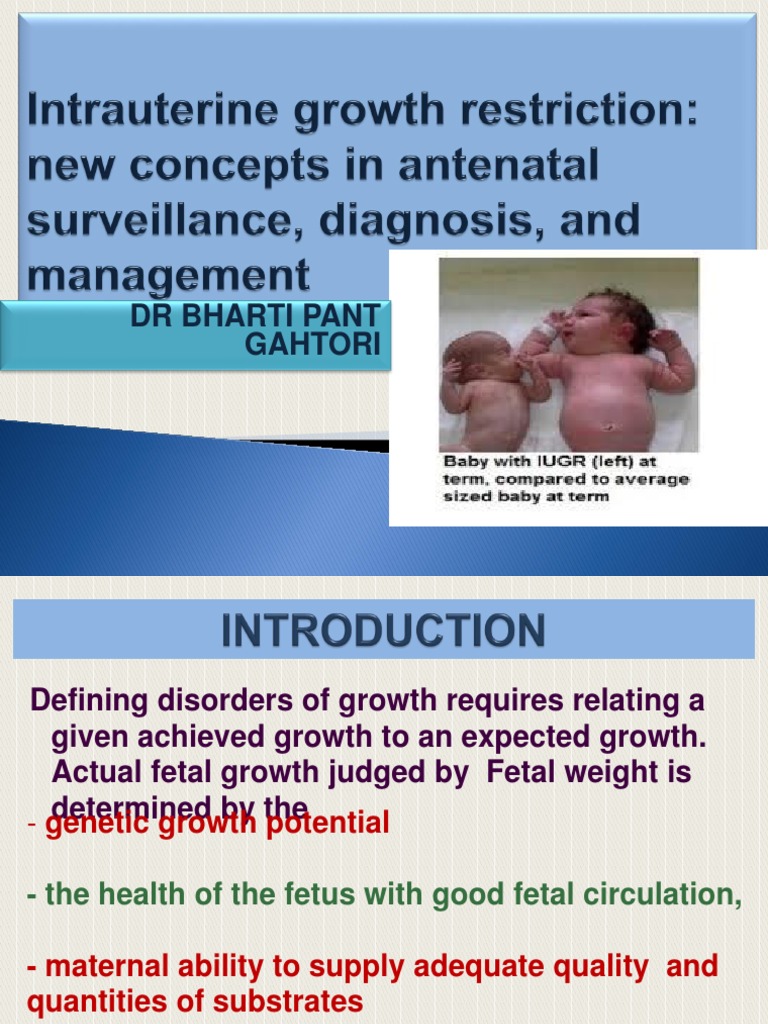 Understanding Fetal Growth Restriction | PDF | Fetus | Prenatal Development