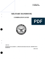 MIL-HDBK Combination Locks (1989-12-31) PDF