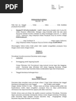 Surat Perjanjian Kerja Sama Inhouse Training