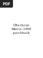 Matrix-1000 Patchbook PDF