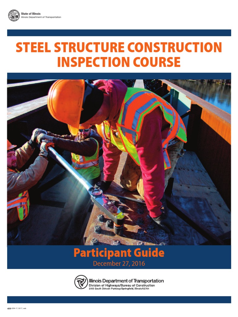 Steel Structure Construction Inspection Course Guide PDF | PDF | Screw ...