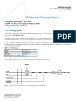 Flow Solution FS 3700 Automated Chemistry Analyzer