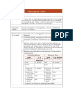 Taxation of Firms: Maximum Permissible Deduction For Payment of Remuneration To Working Partners