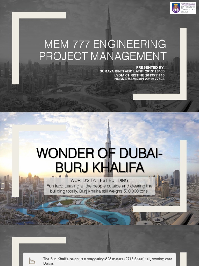 Mem 777 Engineering Project Management PDF | PDF | Dubai | Business