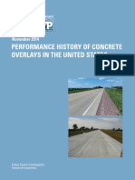 2014 (NCPTC) Performance History of Concrete Overlays in The United States