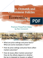Supply, Demand, and Government Policies: Conomics