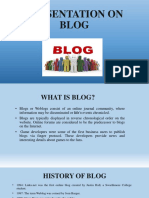 What is Blogging 