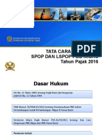 Pengisian SPOP PBB Migas 2015