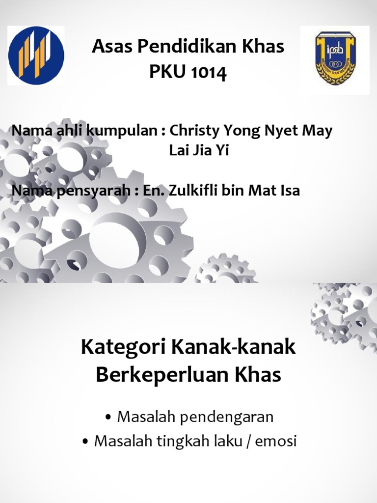 Masalah Pendengaran Masalah Tingkah Laku Emosi Pdf