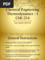 Introduction To Chemical Engineering Thermodynamics