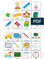 Classroom Objects Memory Game